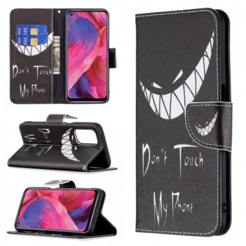 Etui Folio Do Oppo A54 5g / A74 5g Diabelski Telefon