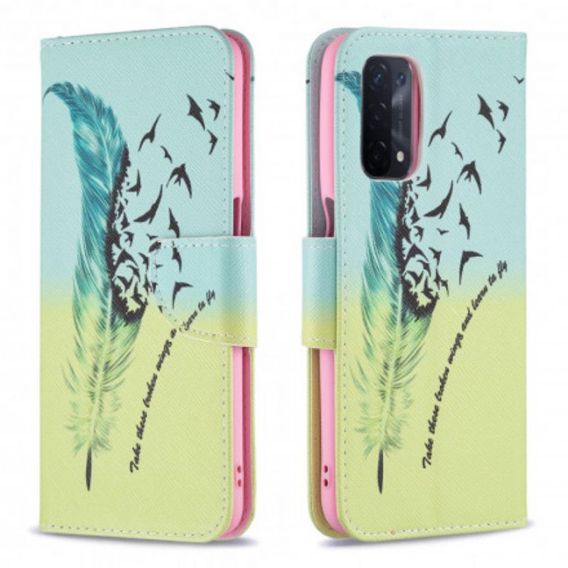 Etui Folio Oppo A54 5g / A74 5g Naucz Się Latać