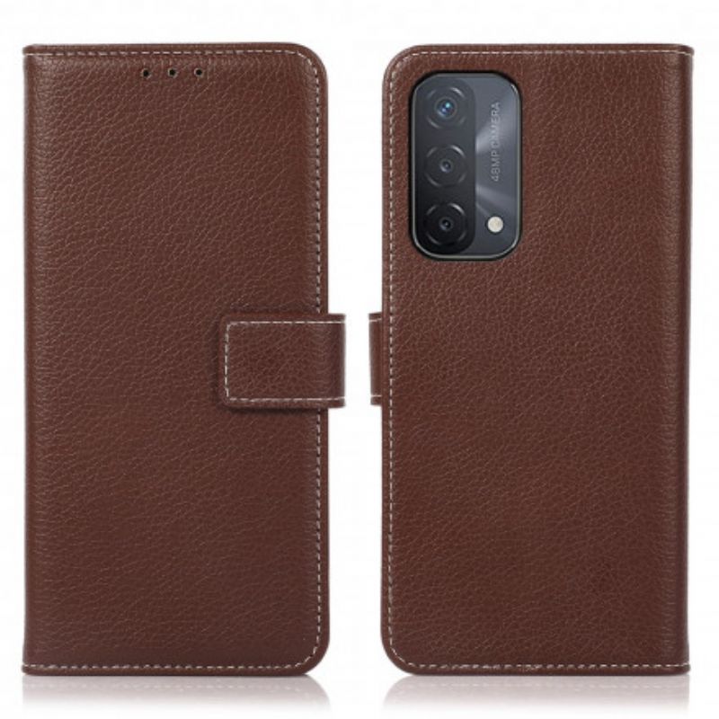 Etui Folio Oppo A54 5g / A74 5g Tekstura Liczi