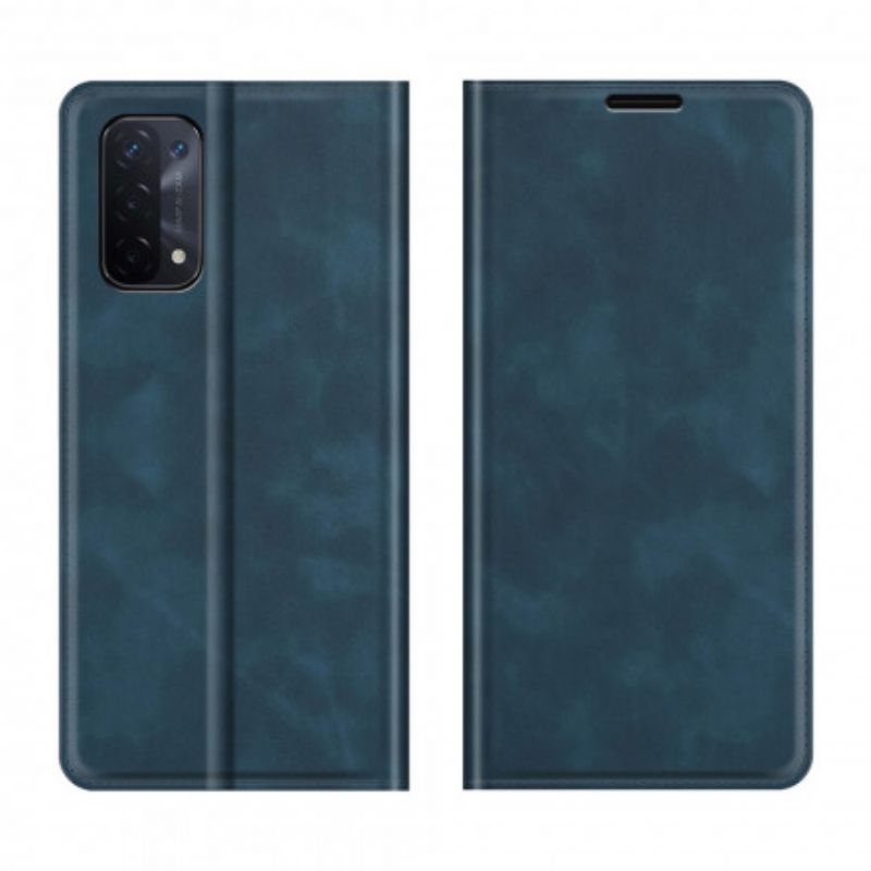 Flip Kotelot Oppo A54 5g / A74 5g Dotyk Skóry Etui Ochronne