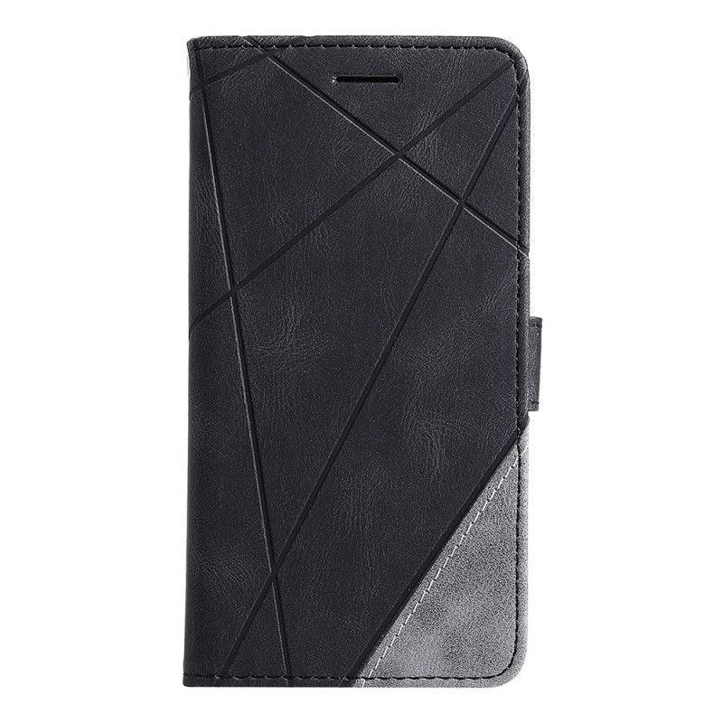 Etui Folio Huawei Y5p Czerwony Czarny Styl Artysty