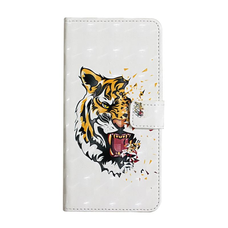 Etui Folio Huawei Y5p Magiczny Dziki Tygrys Etui Ochronne