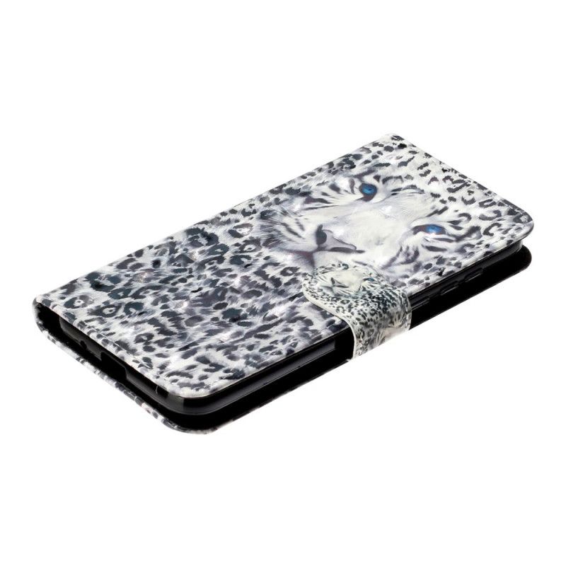 Etui Folio Huawei Y5p Punkty Świetlne Tygrysa Z Paskiem