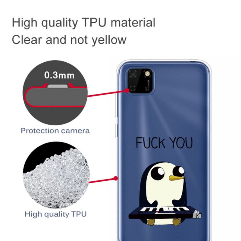 Etui Huawei Y5p Pingwin Cię Pieprzy Etui Ochronne