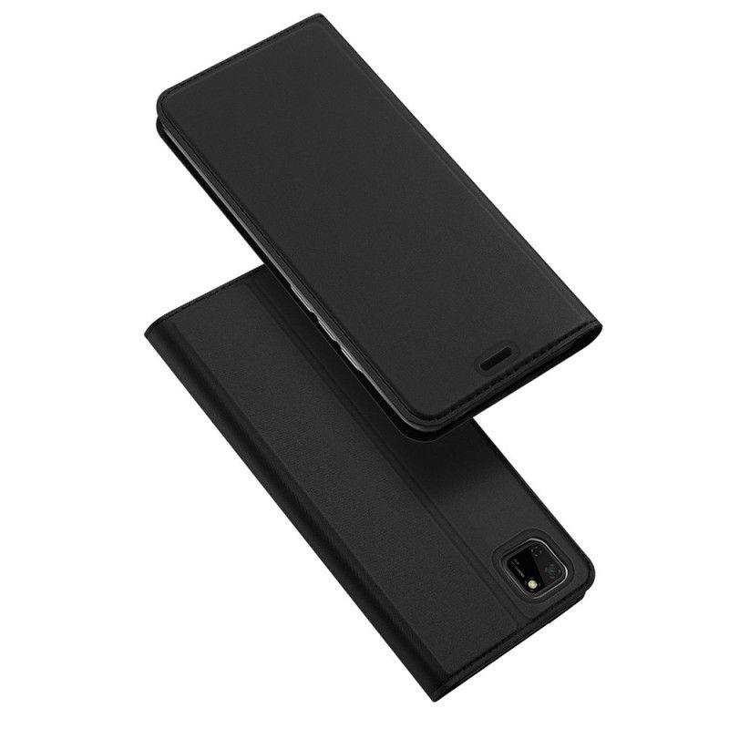 Flip Kotelot Huawei Y5p Granatowy Czarny Etui na Telefon Skóra Pro Dux Ducis