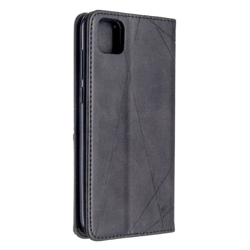 Flip Kotelot Huawei Y5p Szary Czarny Styl Artysty Etui Ochronne
