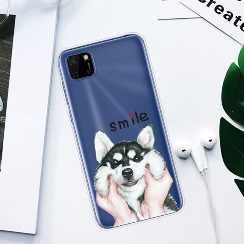 Futerały Huawei Y5p Etui na Telefon Uśmiechnięty Pies