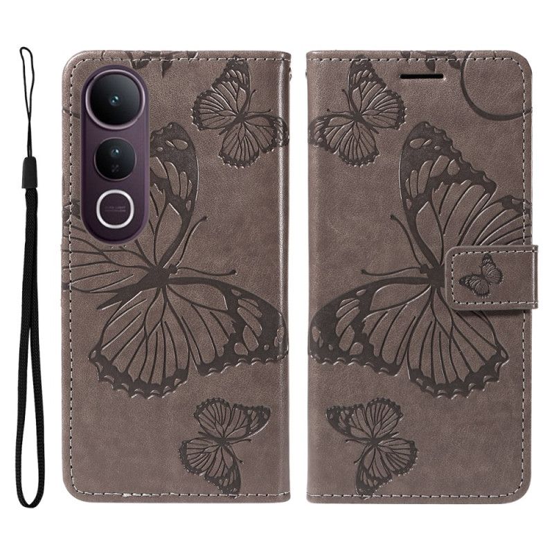 Etui Folio Do Vivo V50 Lite 5g Olbrzymie Motyle