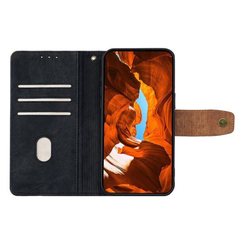 Etui Folio Vivo V50 Lite 5g Dwukolorowa Ochrona Rfid Etui Ochronne