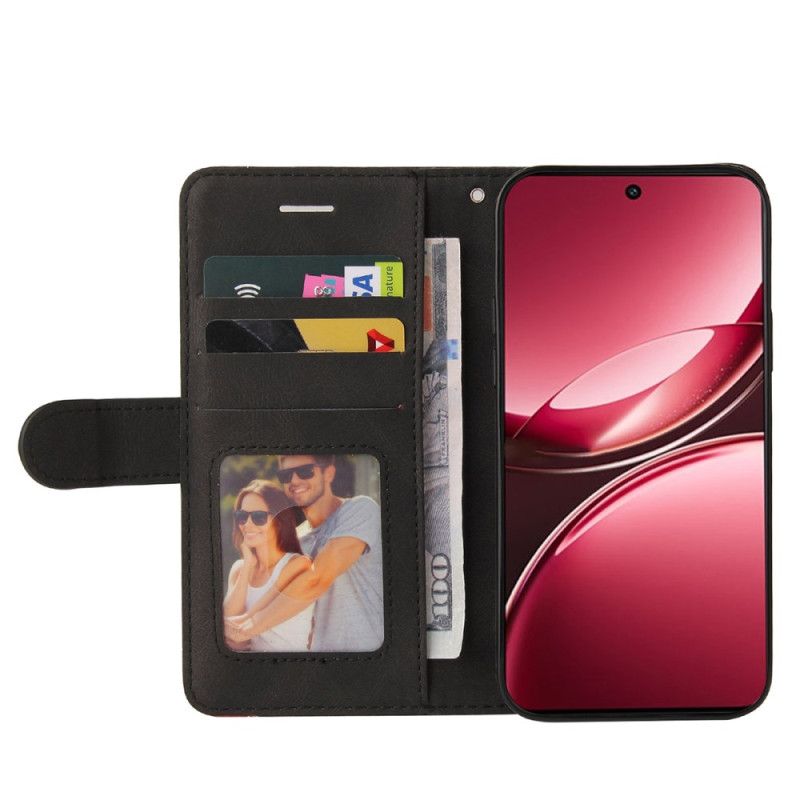 Etui Folio Vivo V50 Lite 5g Dwukolorowy Falisty