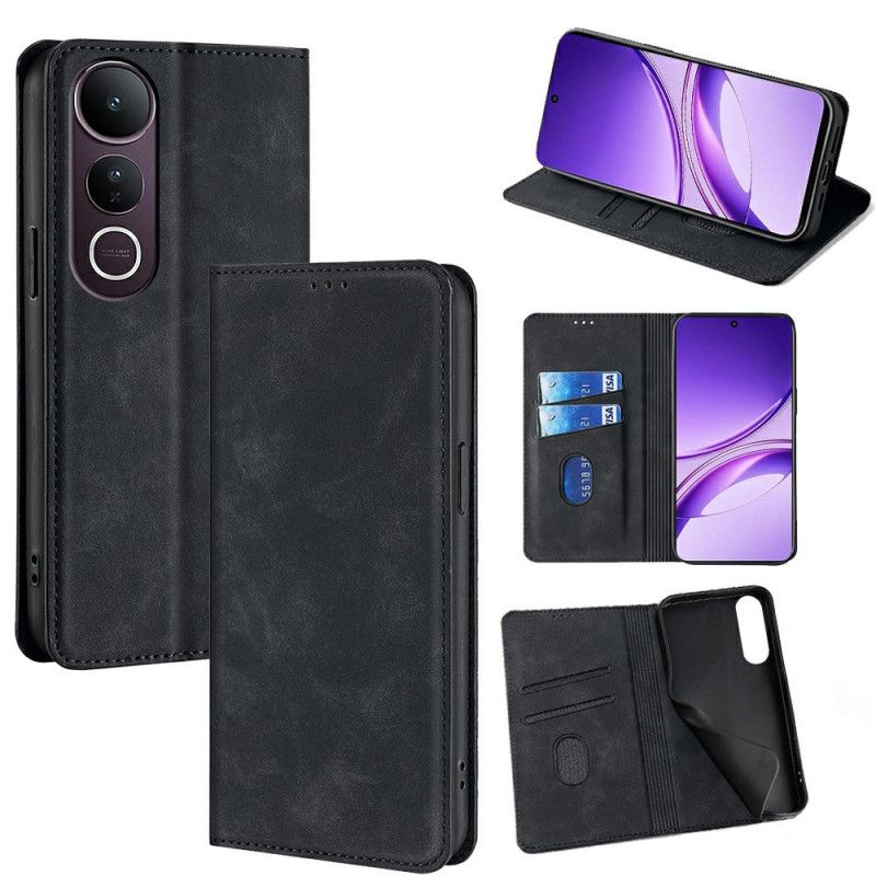 Flip Kotelot Vivo V50 Lite 5g Efekt Zamszu Etui Ochronne