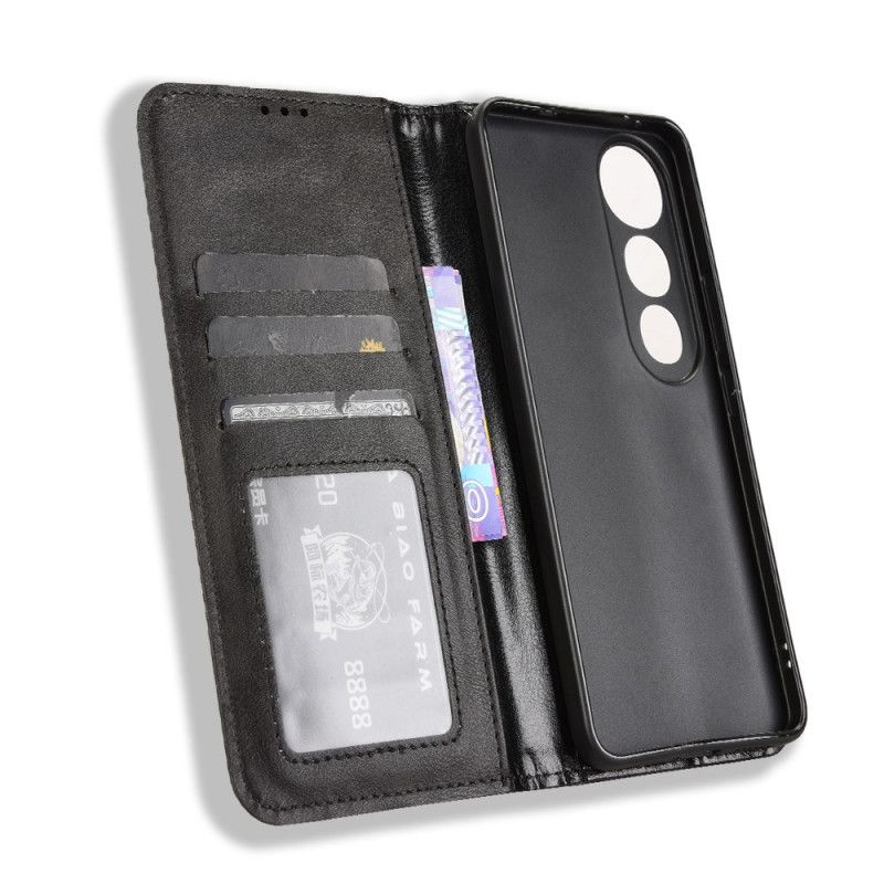 Flip Kotelot Vivo V50 Lite 5g Fryz W Stylu Vintage Etui Ochronne