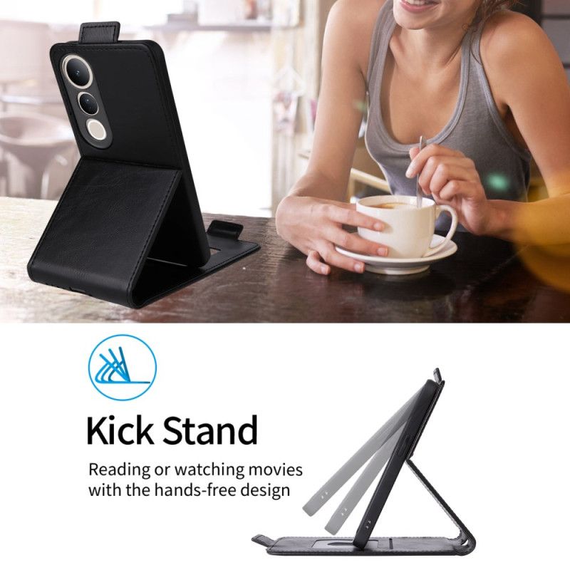 Obudowa Vivo V50 Lite 5g Etui Na Telefon Wzór Z Pionową Klapką