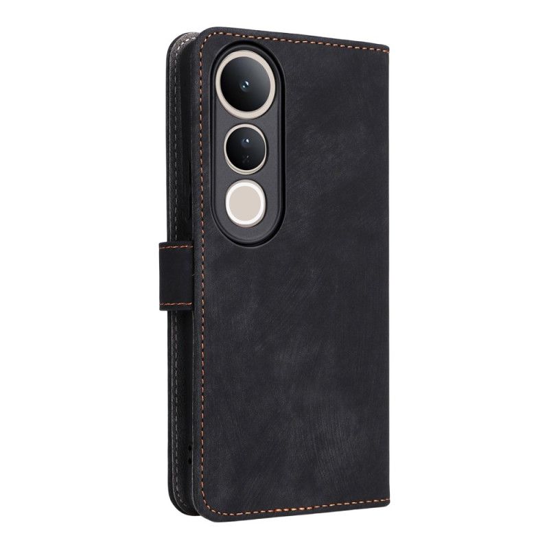 Skórzany Futerał Vivo V50 Lite 5g Etui Na Telefon Ochrona Rfid Ze Smyczą