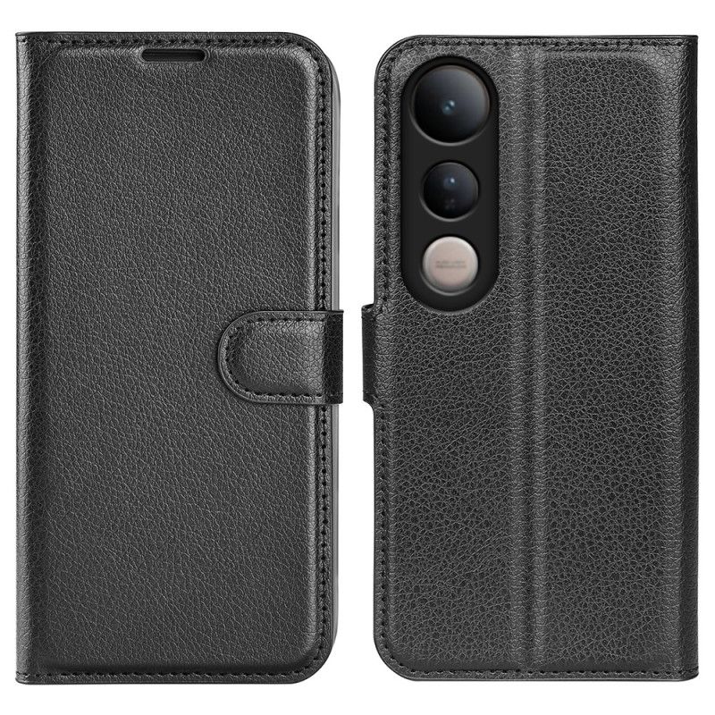 Skórzany Futerał Vivo V50 Lite 5g Etui Na Telefon Sztuczna Skóra Liczi