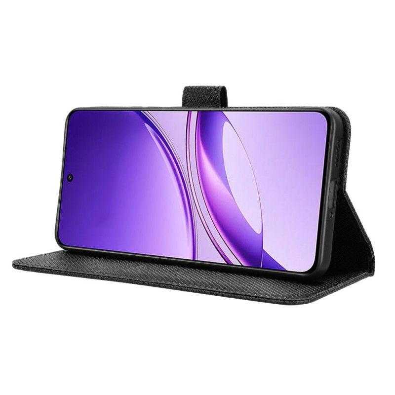 Skórzany Futerał Vivo V50 Lite 5g Etui Na Telefon Tekstura Diamentowa