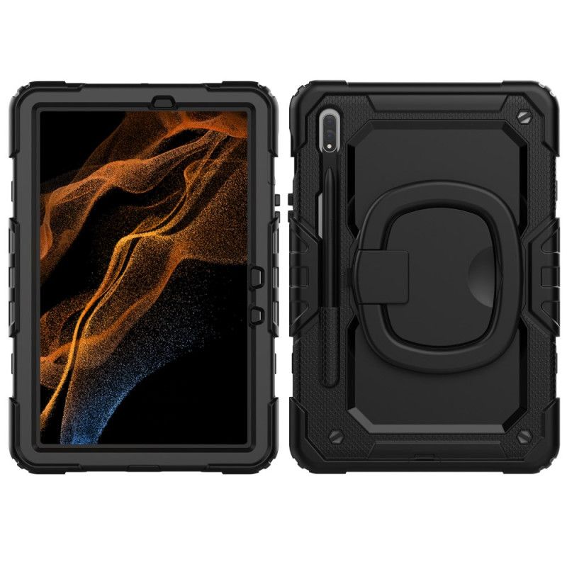 Etui Do Samsung Galaxy Tab S9 Fe Obrotowy Wspornik I Pasek Na Ramię