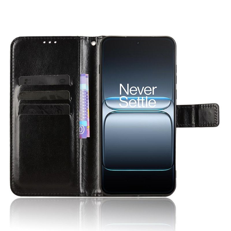 Etui Folio Oneplus Nord 5 Błyszcząca Skóra Syntetyczna