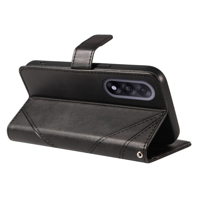 Etui Folio Oneplus Nord 5 Dwukolorowe Geometryczne Etui Ochronne