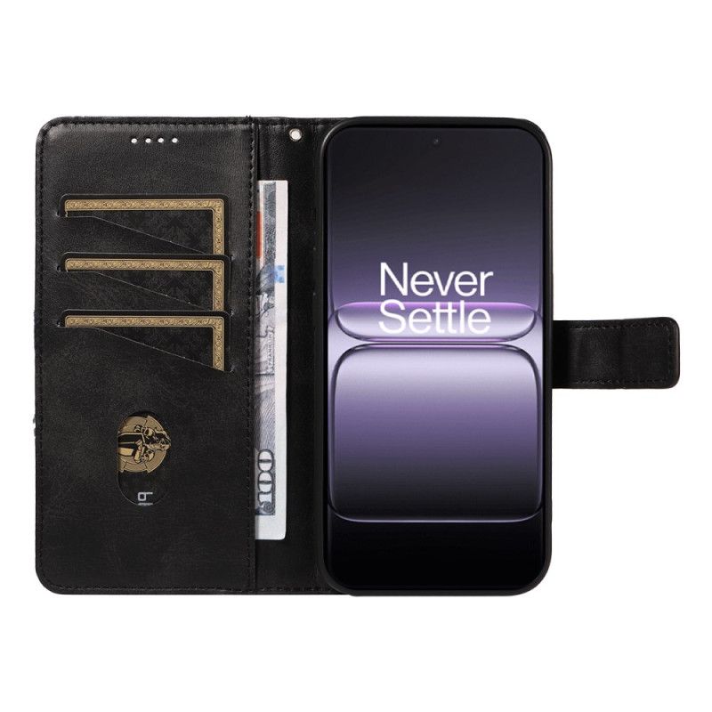 Etui Folio Oneplus Nord 5 Dwukolorowe Geometryczne Etui Ochronne