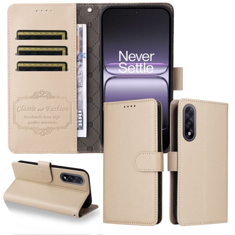 Etui Folio Oneplus Nord 5 Efekt Skóry