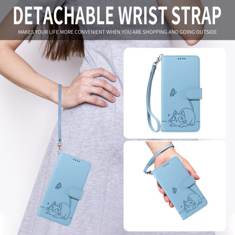 Etui Folio Oneplus Nord 5 Graficzny Kot