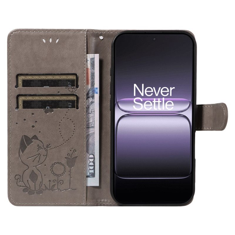 Etui Folio Oneplus Nord 5 Kot I Pszczoła