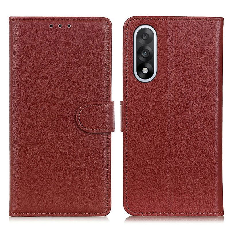 Etui Folio Oneplus Nord 5 Tradycyjna Skóra Ekologiczna