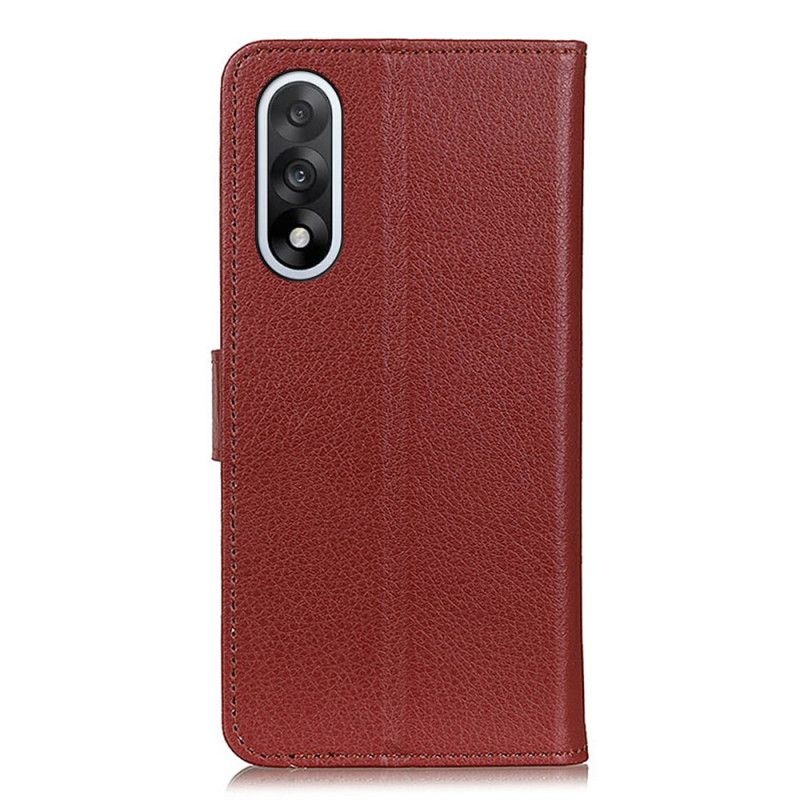 Etui Folio Oneplus Nord 5 Tradycyjna Skóra Ekologiczna