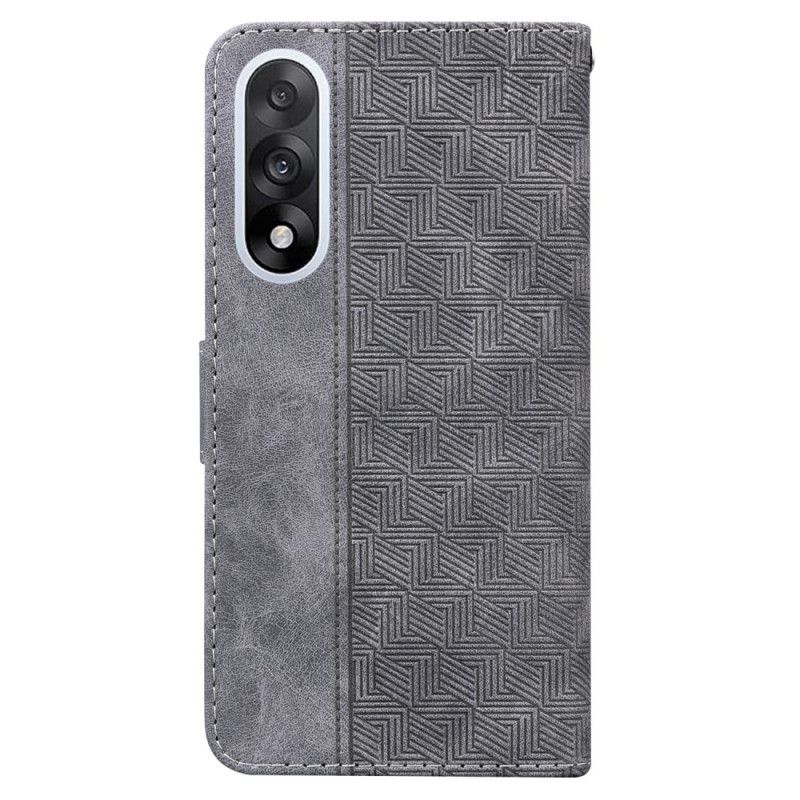 Etui Folio Oneplus Nord 5 Wzór Tkany