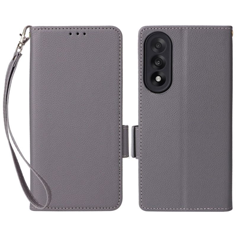 Obudowa Oneplus Nord 5 Etui Na Telefon Teksturowany Z Paskiem