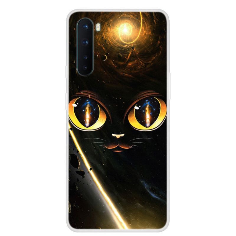 Etui OnePlus Nord Galaxy Cat Etui Ochronne