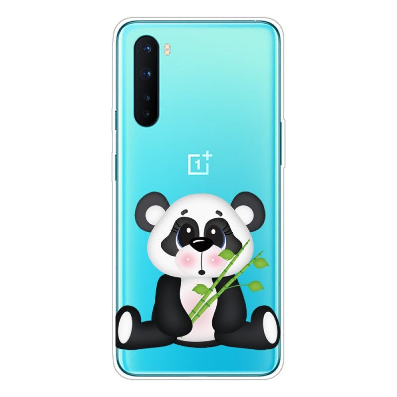 Etui OnePlus Nord Przezroczysta Smutna Panda Etui Ochronne