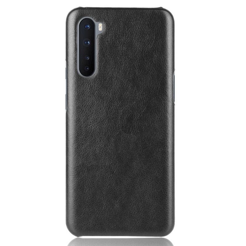 Etui OnePlus Nord Szary Czarny Efekt Skóry Lychee Performance