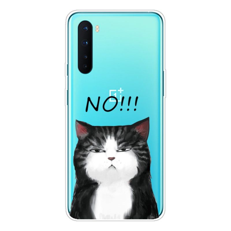 Futerały OnePlus Nord Etui na Telefon Kot. Który Mówi Nie
