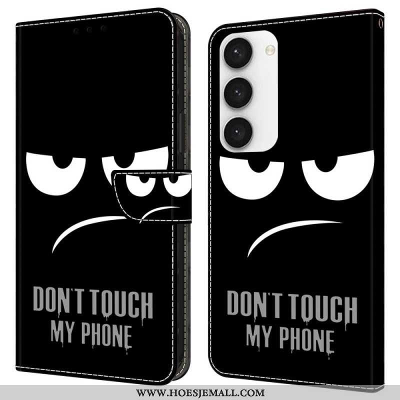 Etui Folio Do Samsung Galaxy S24 Plus 5g Nie Dotykaj Mojego Telefonu