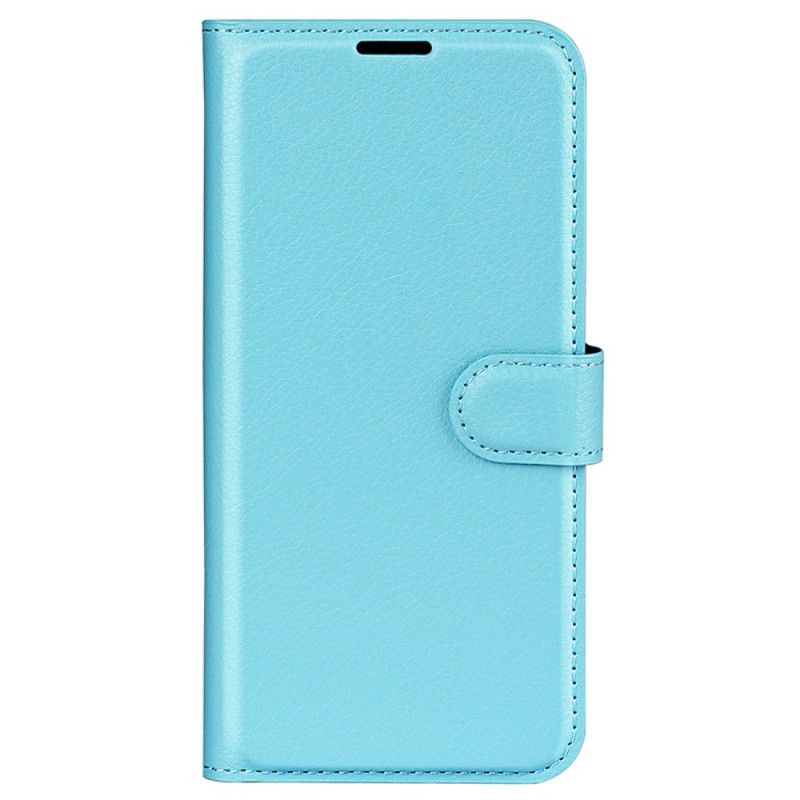 Etui Folio Samsung Galaxy S24 Plus 5g Klasyczna Sztuczna Skóra Litchi Etui Ochronne