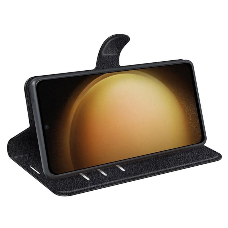 Etui Folio Samsung Galaxy S24 Plus 5g Klasyczna Sztuczna Skóra Litchi Etui Ochronne