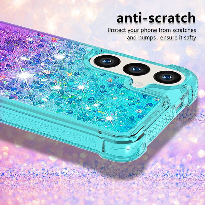 Etui Samsung Galaxy S24 Plus 5g Płynny Brokat Etui Ochronne