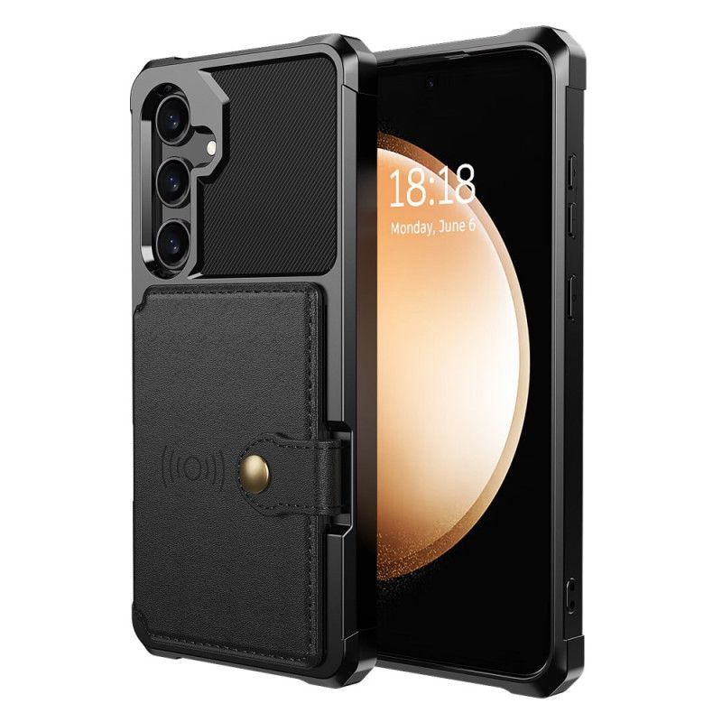Futerały Samsung Galaxy S24 Plus 5g Etui Na Telefon Magnetyczny Z Uchwytem Na Kartę