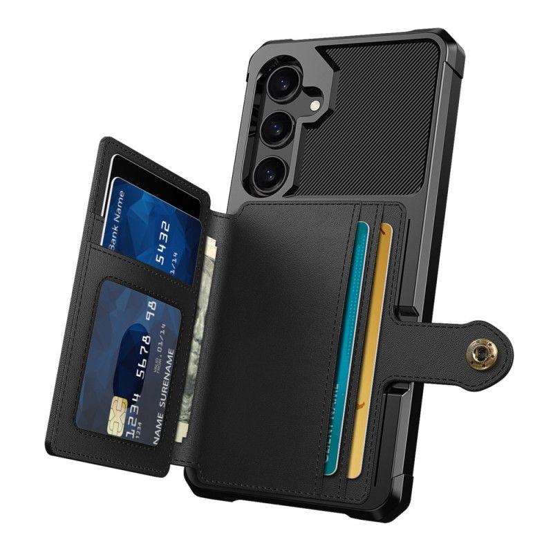 Futerały Samsung Galaxy S24 Plus 5g Etui Na Telefon Magnetyczny Z Uchwytem Na Kartę