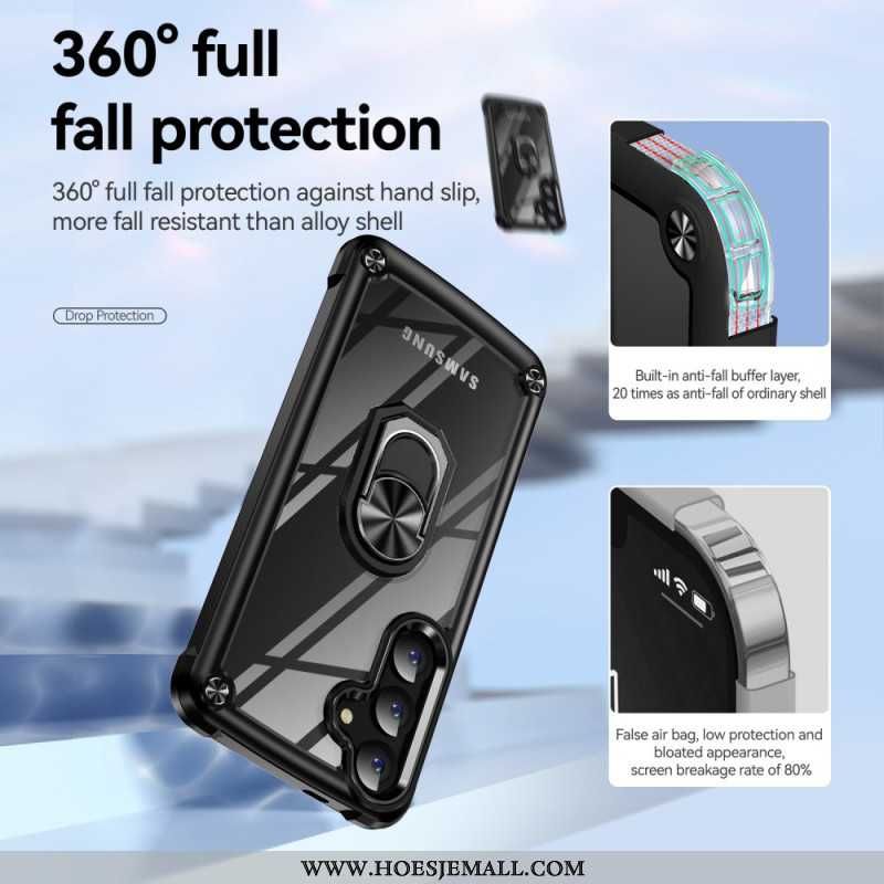 Futerały Samsung Galaxy S24 Plus 5g Etui Na Telefon Z Metalowym Pierścieniem Podtrzymującym