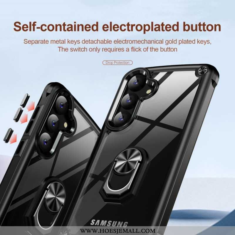 Futerały Samsung Galaxy S24 Plus 5g Etui Na Telefon Z Metalowym Pierścieniem Podtrzymującym