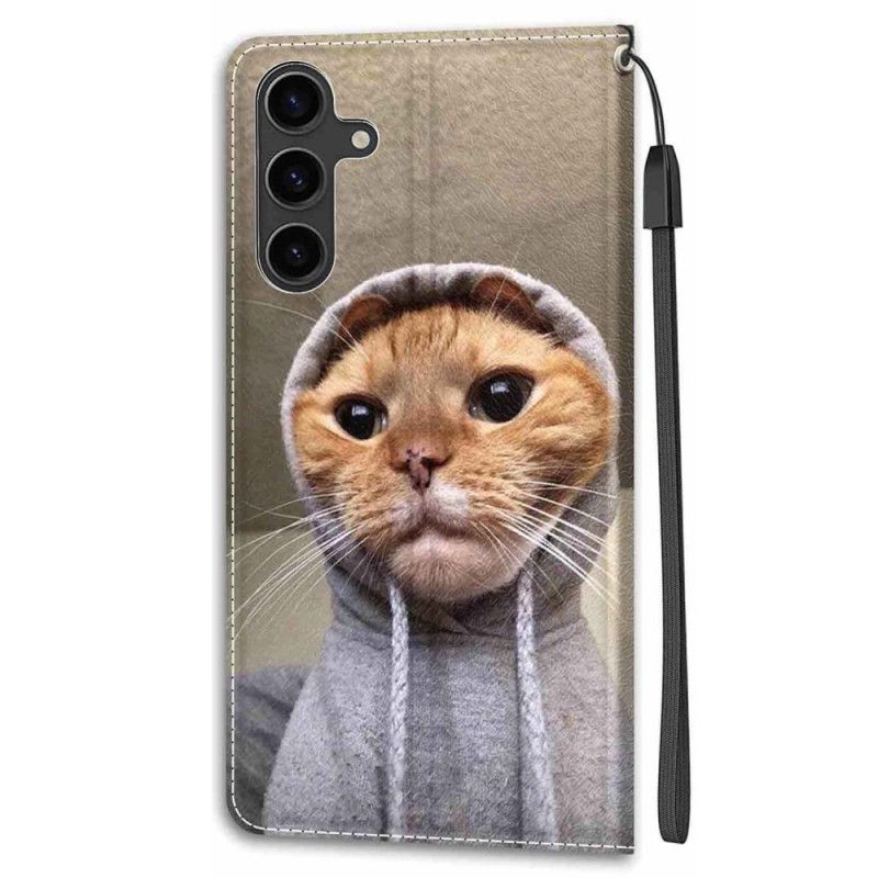 Obudowa Samsung Galaxy S24 Plus 5g Etui Na Telefon Yo Cat Z Paskiem