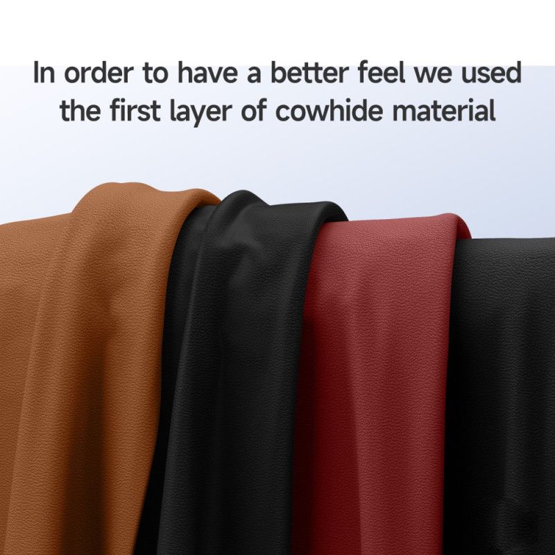 Etui Do iPhone 17 Magsafe Kompatybilny Ze Skórą Z Podstawką