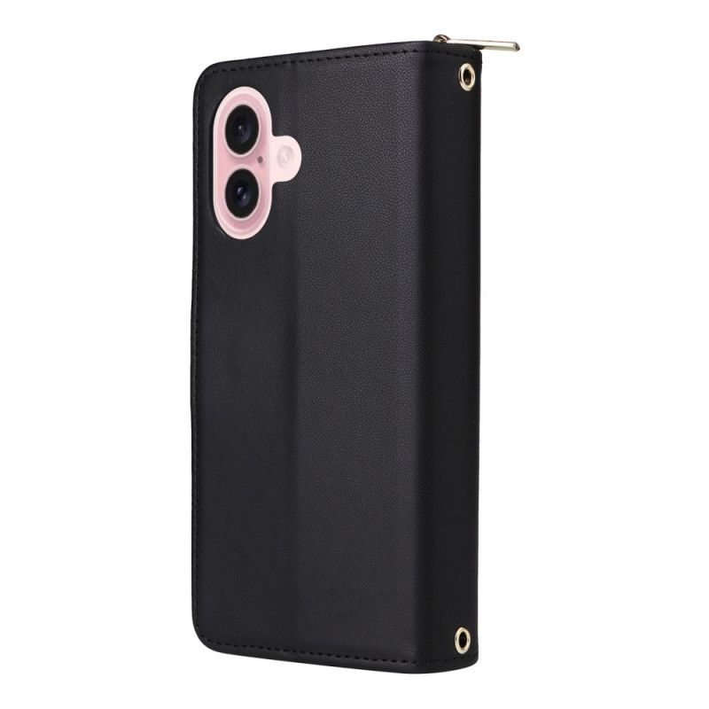 Etui Folio iPhone 17 Portfel Na 9 Kart I Smycz