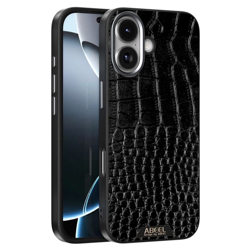 Etui iPhone 17 Kompatybilny Magsafe Croc Effect Abeel