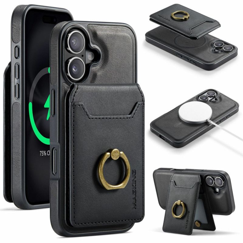 Etui iPhone 17 Magsafe Z Uchwytem Na Kartę Rfid I Zintegrowaną Podstawką Etui Ochronne