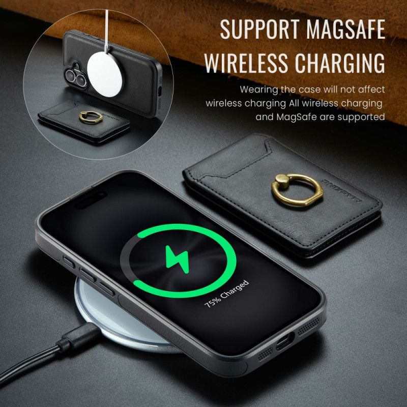 Etui iPhone 17 Magsafe Z Uchwytem Na Kartę Rfid I Zintegrowaną Podstawką Etui Ochronne