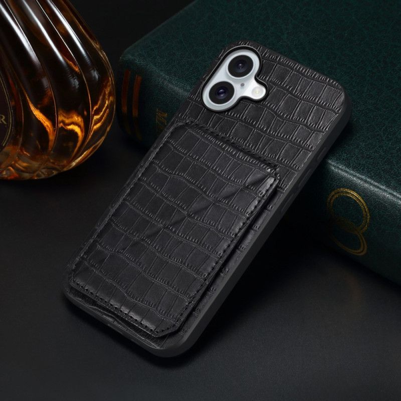 Etui iPhone 17 Etui Na Karty Z Efektem Krokodyla Etui Ochronne